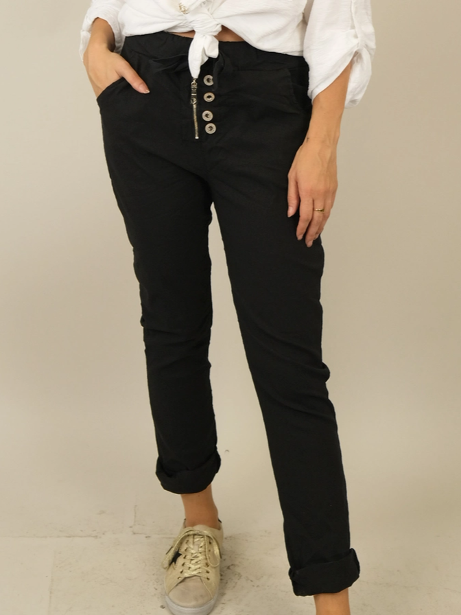 Pantaloni boyfriend quattro tasche - ELSANA