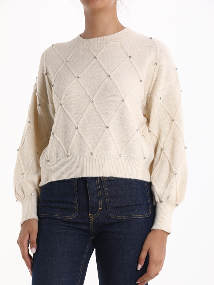 Maglia corta con maniche a palloncino - EMILY - Autunno/Inverno 2023
