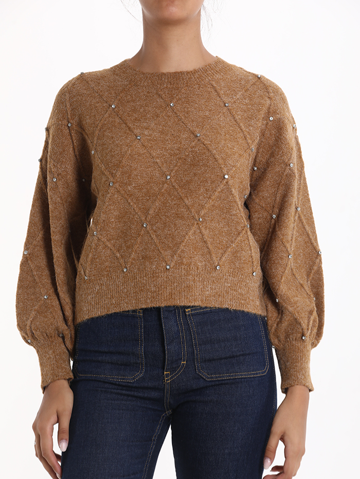 Maglia corta con maniche a palloncino - EMILY - Autunno/Inverno 2023