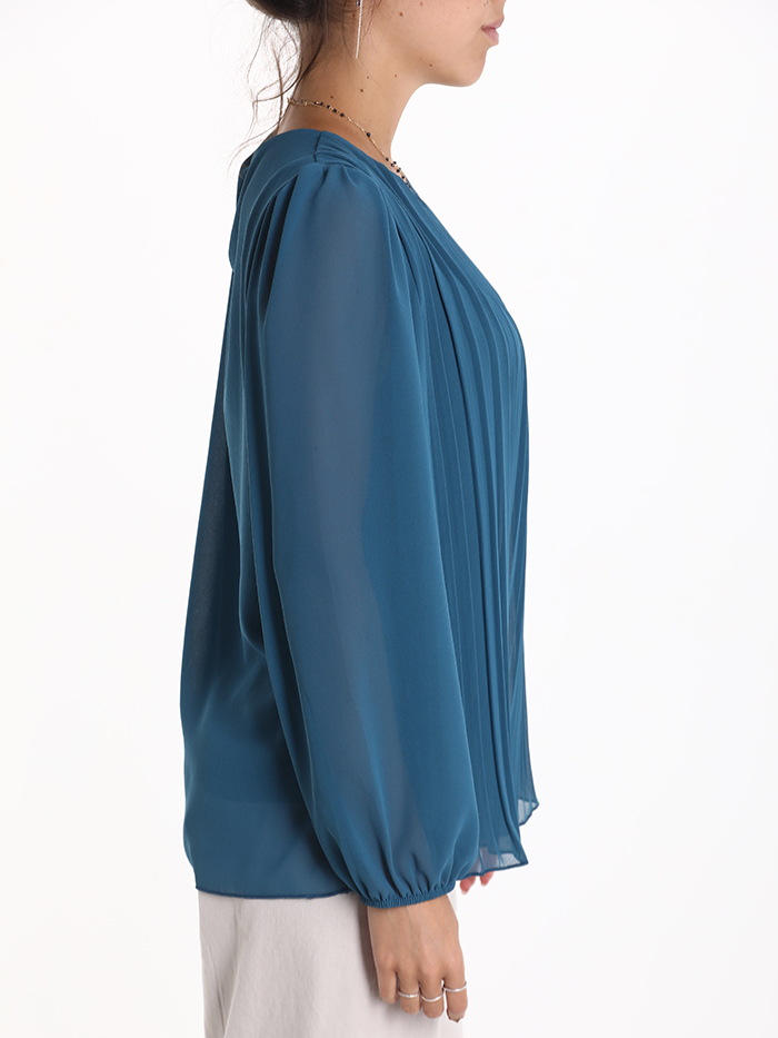 Blusa plissè