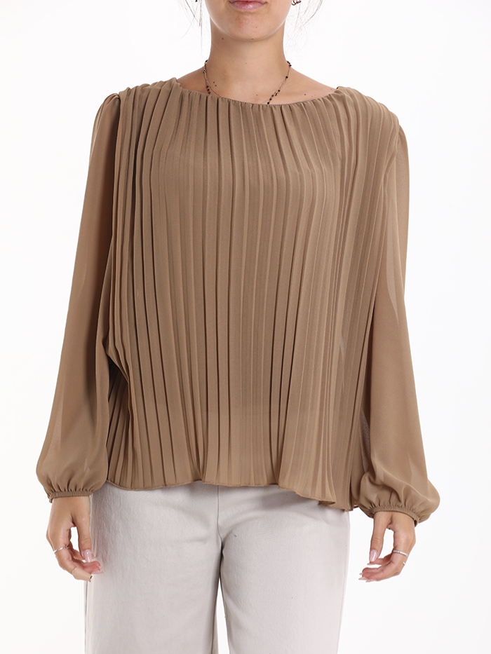 Blusa plissè