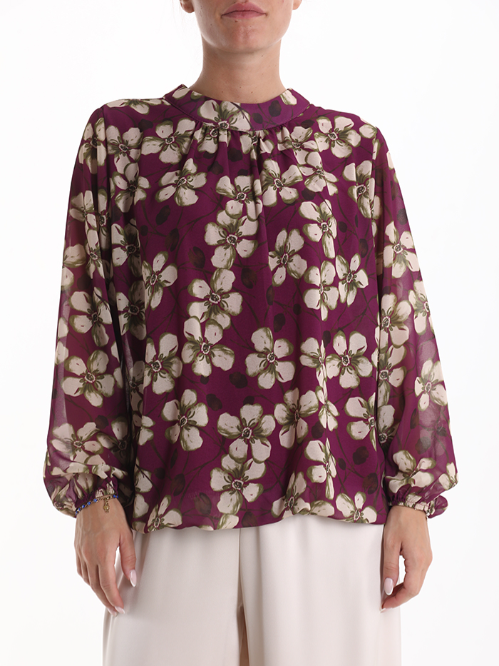 Blusa fantasia floreale
