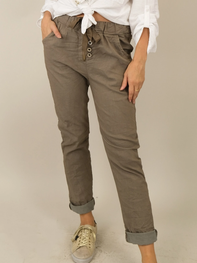 Pantaloni boyfriend quattro tasche - ELSANA