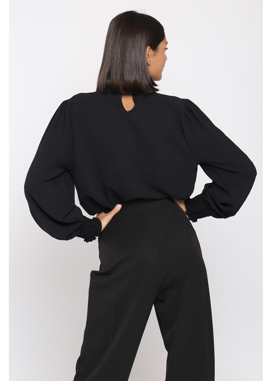 Blusa arricciata