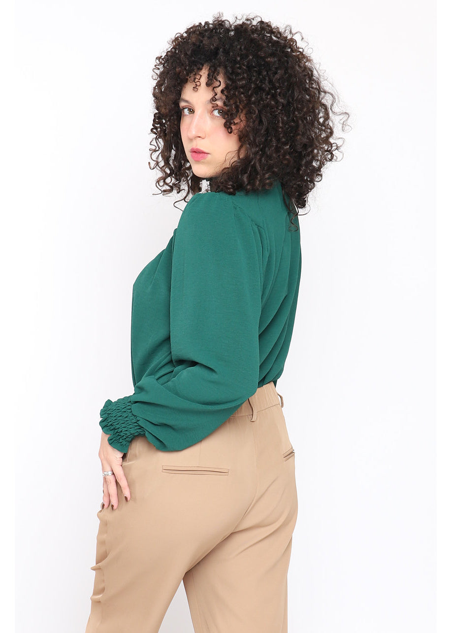 Blusa arricciata