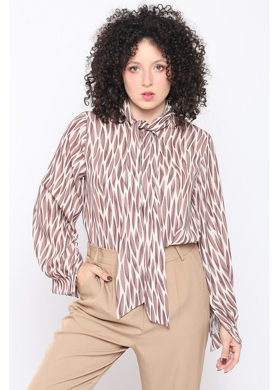 Camicia con fiocco