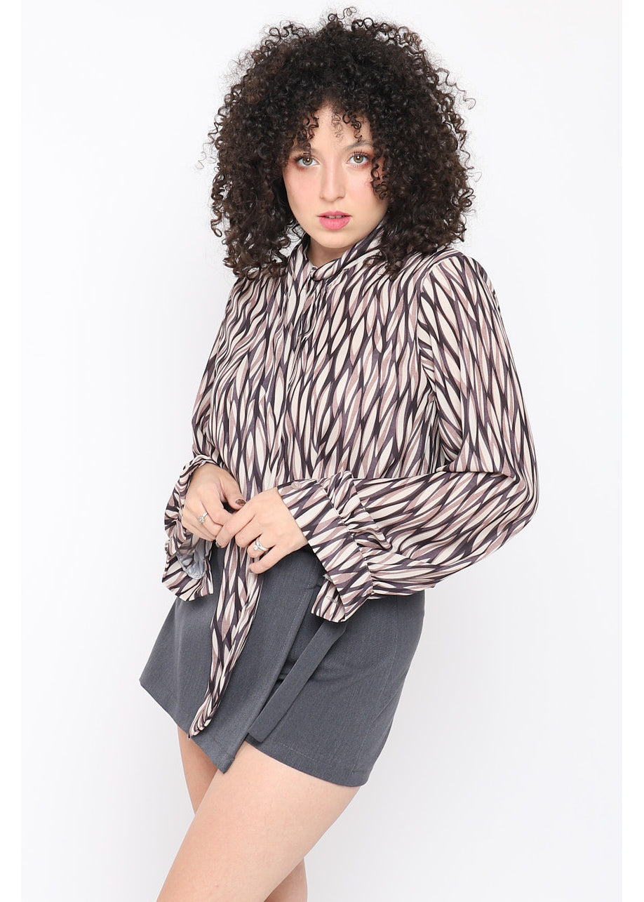 Camicia con fiocco