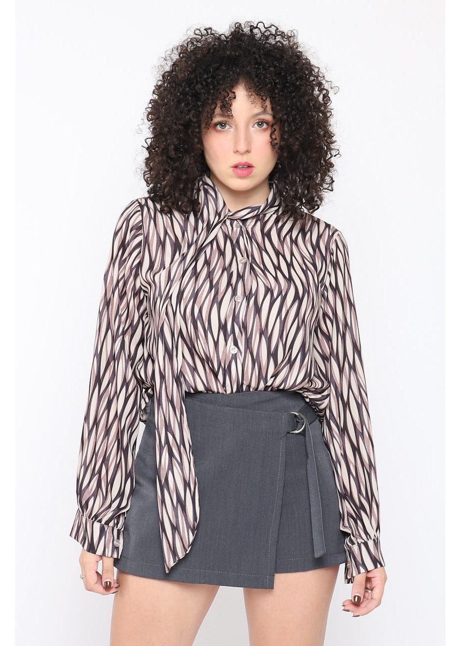 Camicia con fiocco