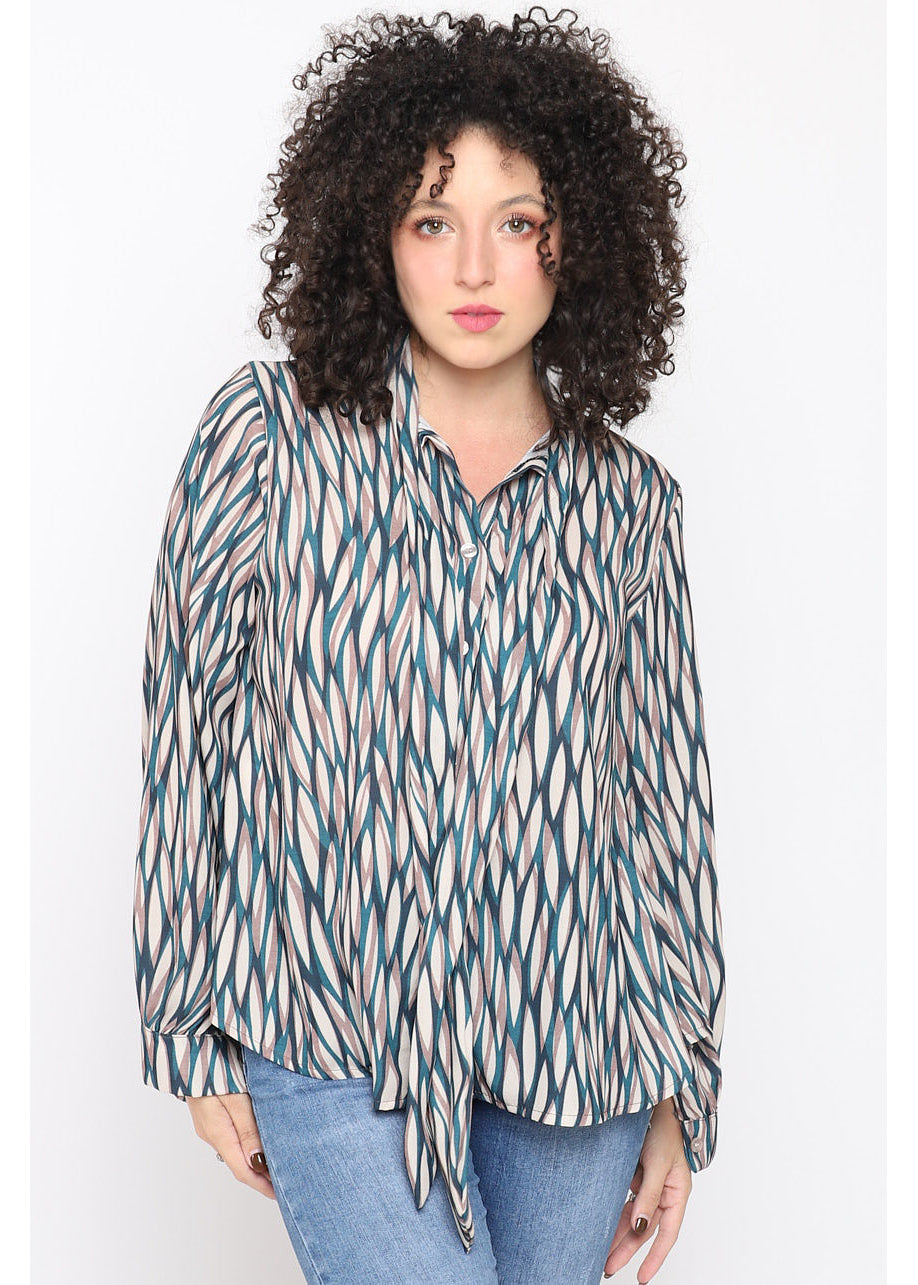 Camicia con fiocco