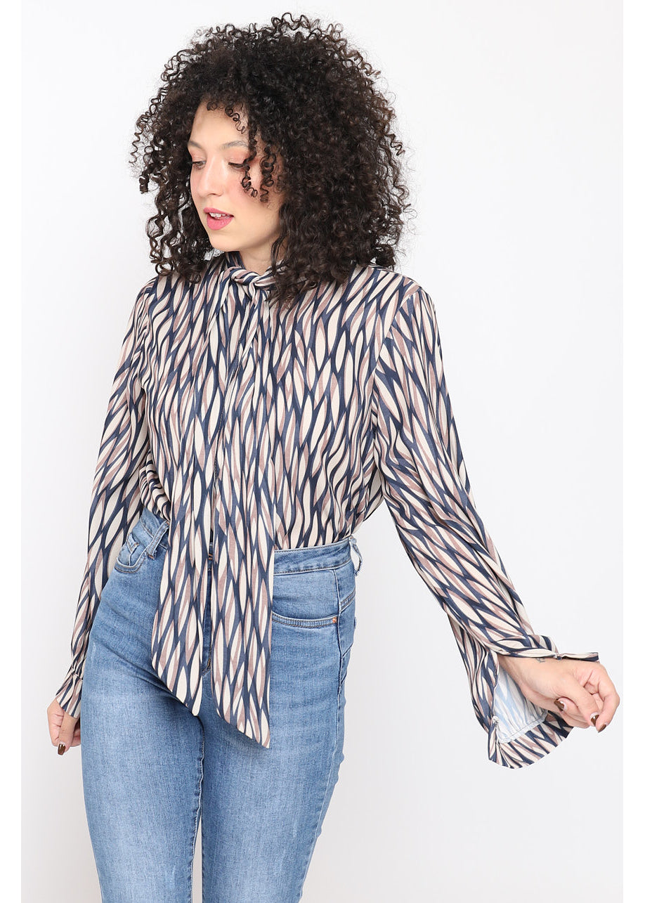 Camicia con fiocco
