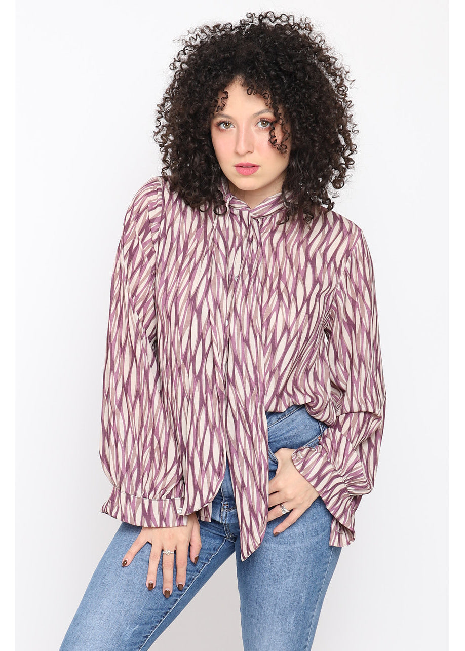 Camicia con fiocco