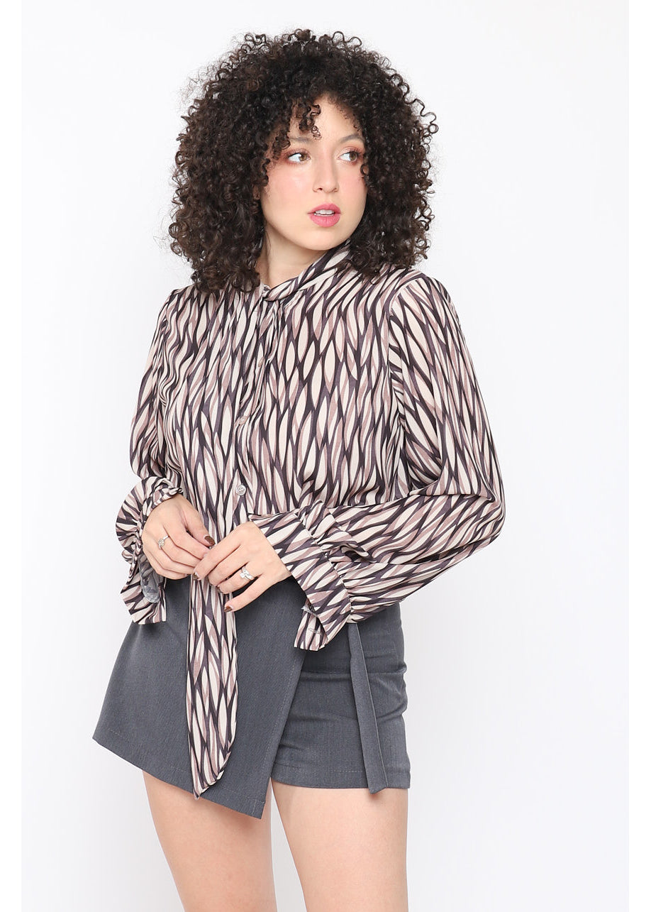 Camicia con fiocco