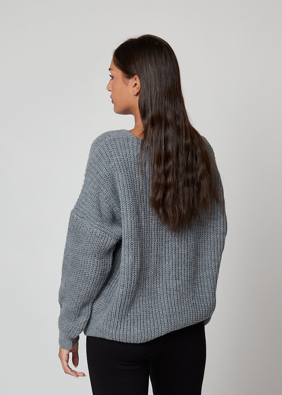 Cardigan basic con bottoni dorati - 288986