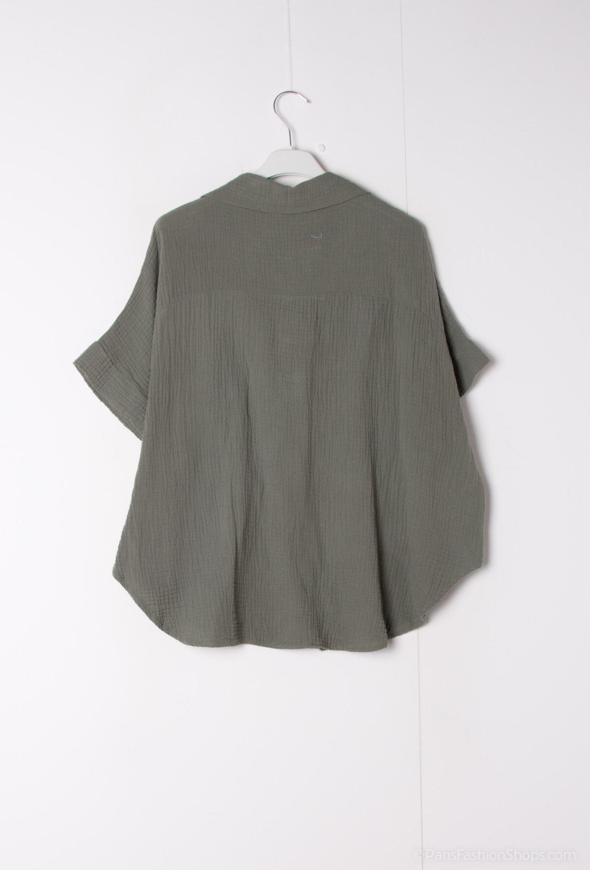 Camicia aperta con bottoni in 100% cotone