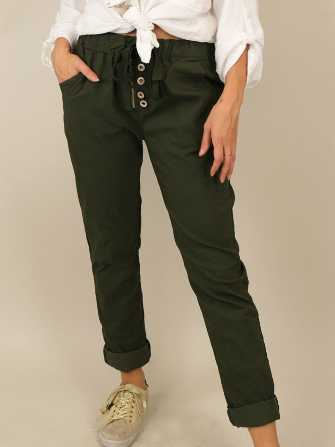 Pantaloni boyfriend quattro tasche - ELSANA