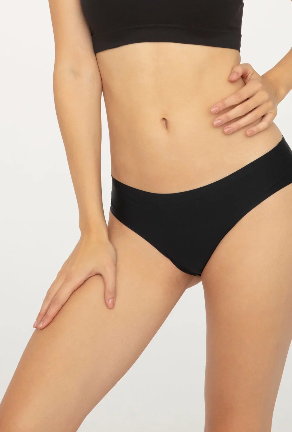 Slip donna a vita bassa in microfibra senza cuciture - ULTRA COMFORT