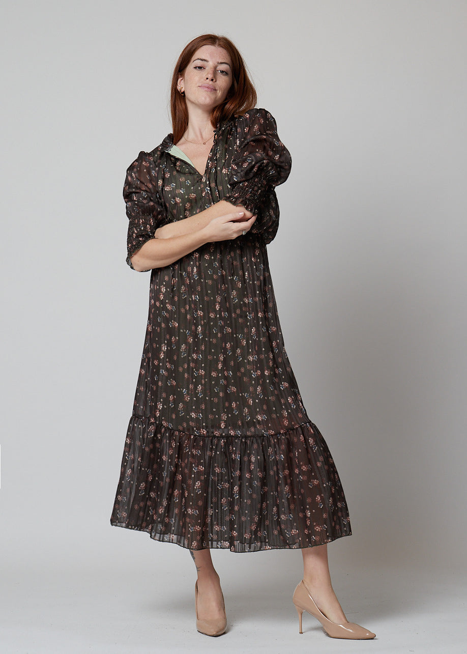 Abito fantasia floreale - 12888