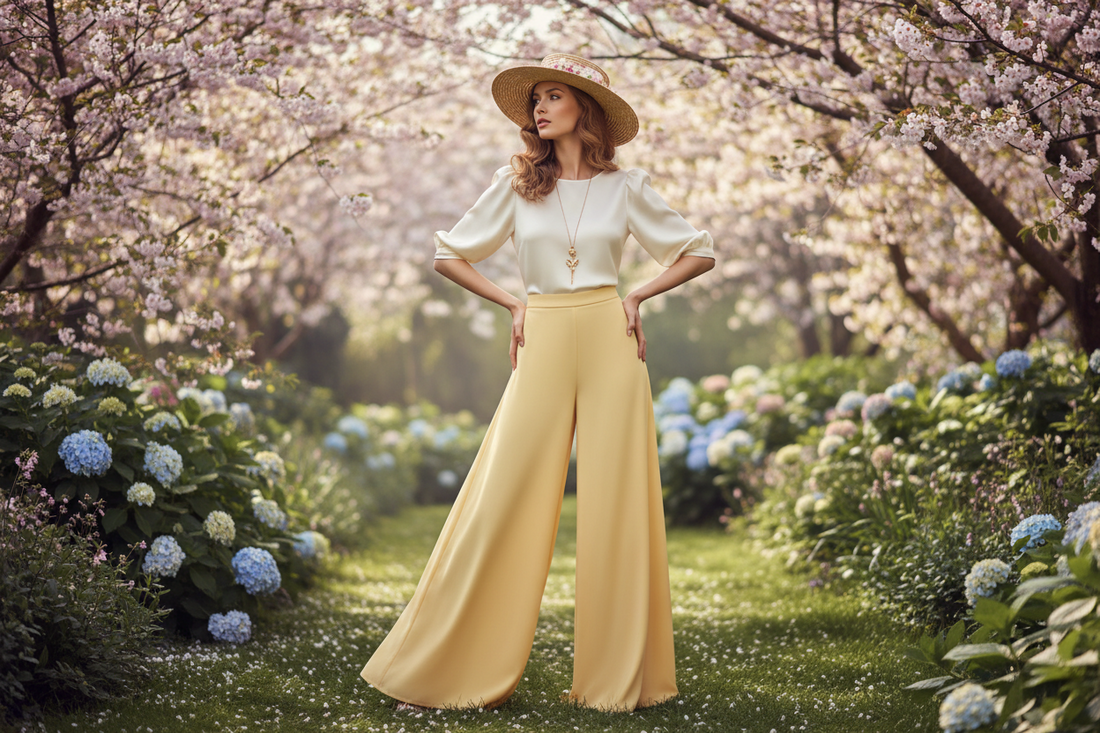Pantaloni palazzo estivi: freschezza ed eleganza in un solo capo