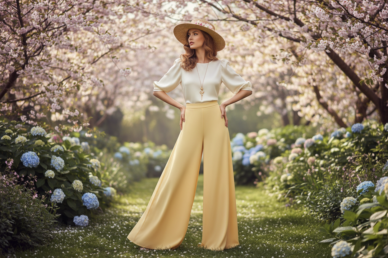 Pantaloni palazzo estivi: freschezza ed eleganza in un solo capo