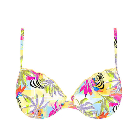 Push up bikini top - TROPICAL