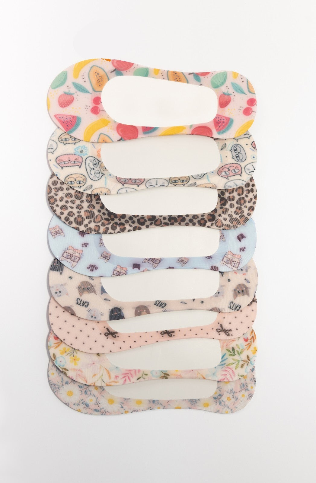 Calze fantasmini da donna in fantasie colorate