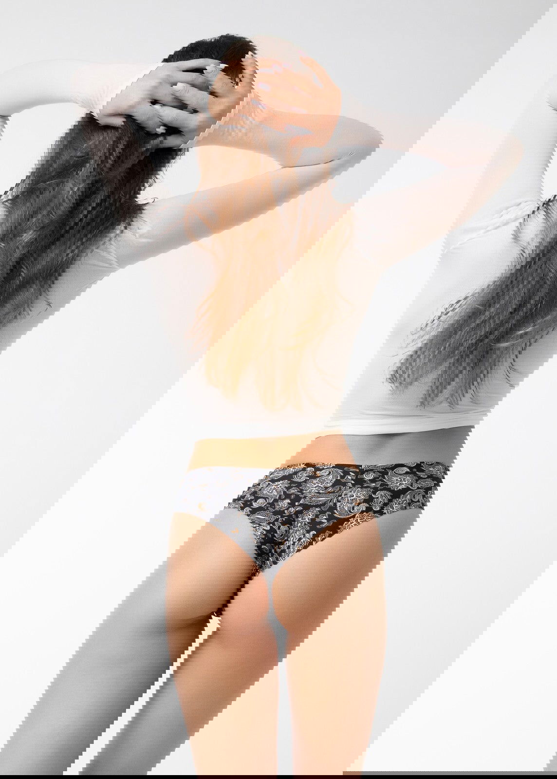 Slip donna brasiano senza cuciture - Simple Paisley Brasil - Lullaby Lingerie