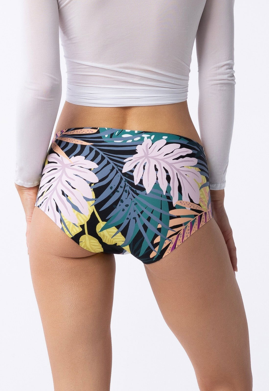 Slip donna vita alta taglio laser ultra piatto - Simple Maxi Paradiso - Lullaby Lingerie