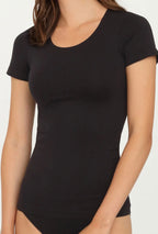 T-shirt a maniche corte in morbida microfibra traspirante - Bodywear - Lullaby Lingerie