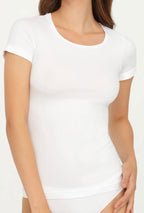 T-shirt a maniche corte in morbida microfibra traspirante - Bodywear - Lullaby Lingerie