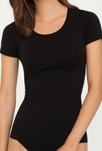 T-shirt a maniche corte in morbida microfibra traspirante - Bodywear - Lullaby Lingerie