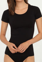 T-shirt a maniche corte in morbida microfibra traspirante - Bodywear - Lullaby Lingerie
