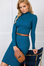 Abito basic in cotone elasticizzato - 173339