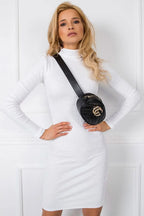 Abito basic in cotone elasticizzato - 173339