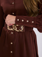 Abito chemisier elegante da donna midi Denise - 2
