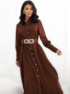 Abito chemisier elegante da donna midi Denise - 13
