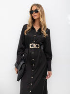 Abito chemisier elegante da donna midi Denise - 15