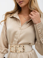 Abito chemisier elegante da donna midi Denise - 8