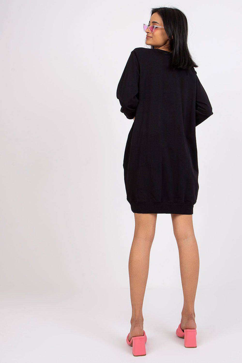 Abito in cotone con vestibilità ampia - 162957