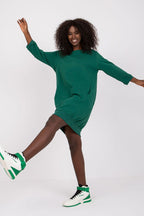 Abito in cotone con vestibilità ampia - 162957