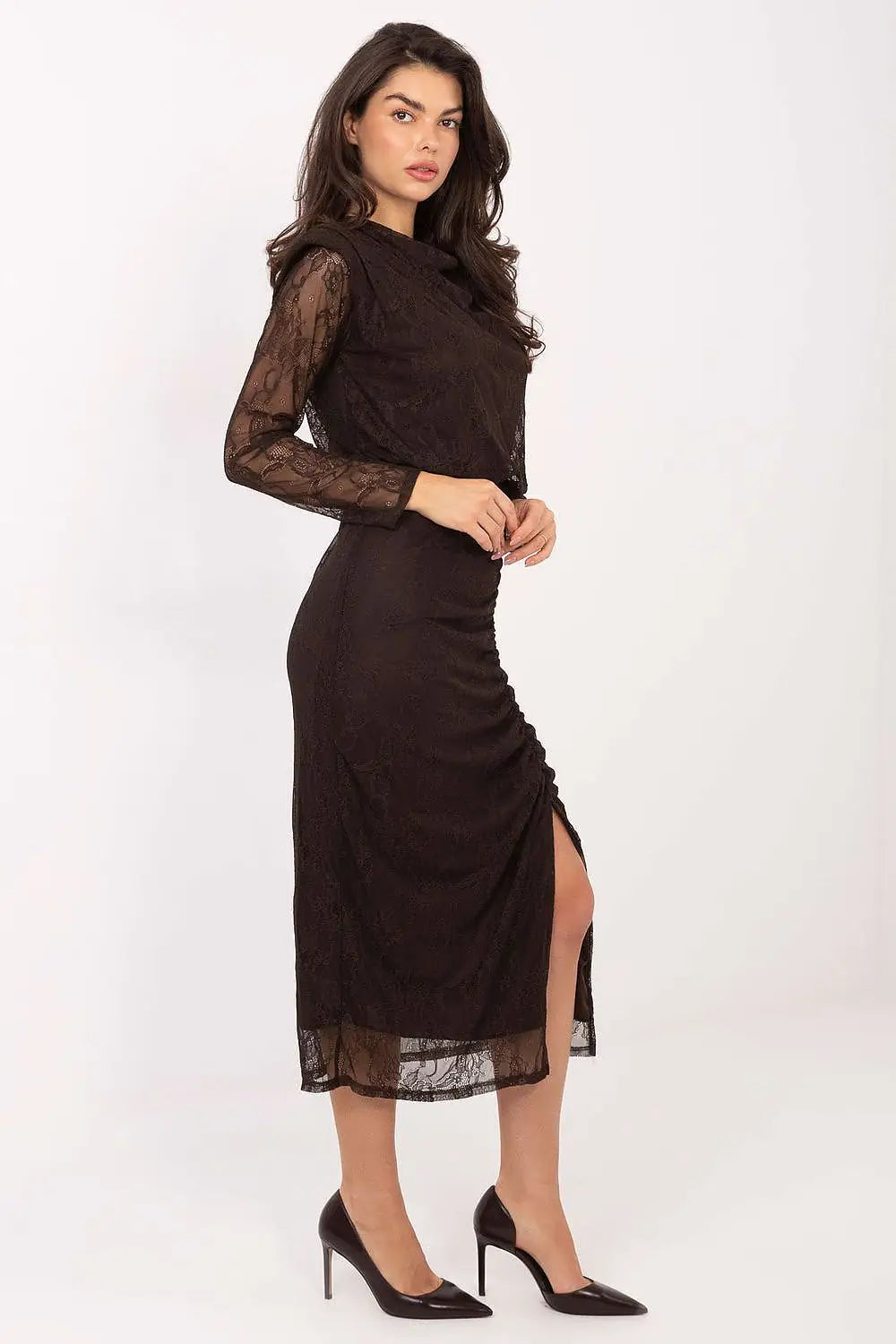 abito da sera in a tubino e lunghe - 222794