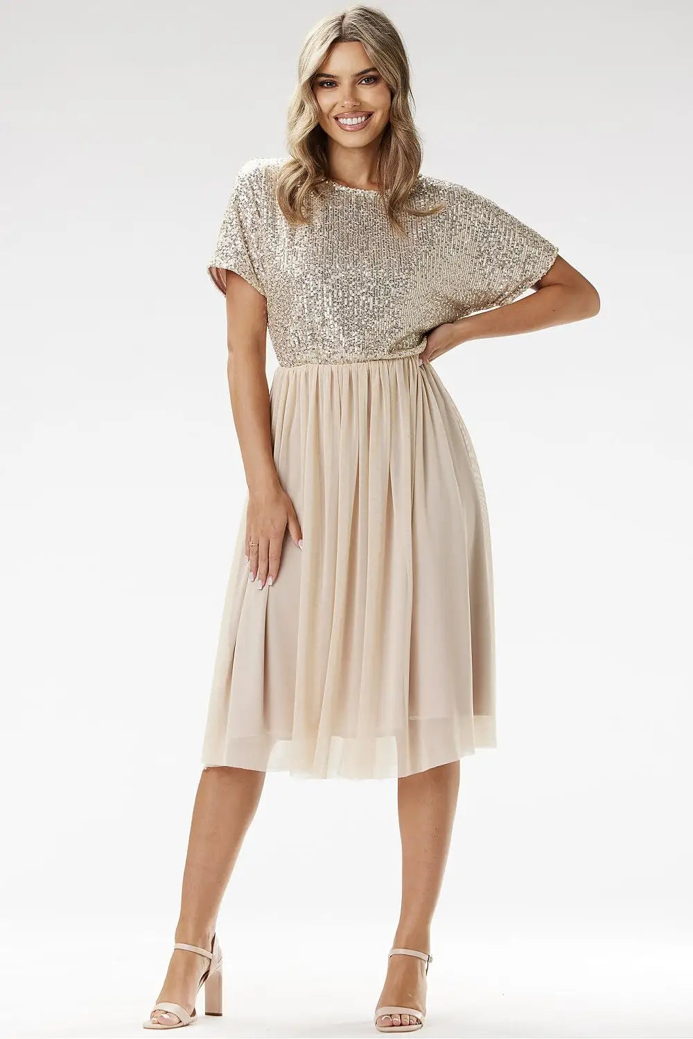 Abito da sera con paillettes e - 204286