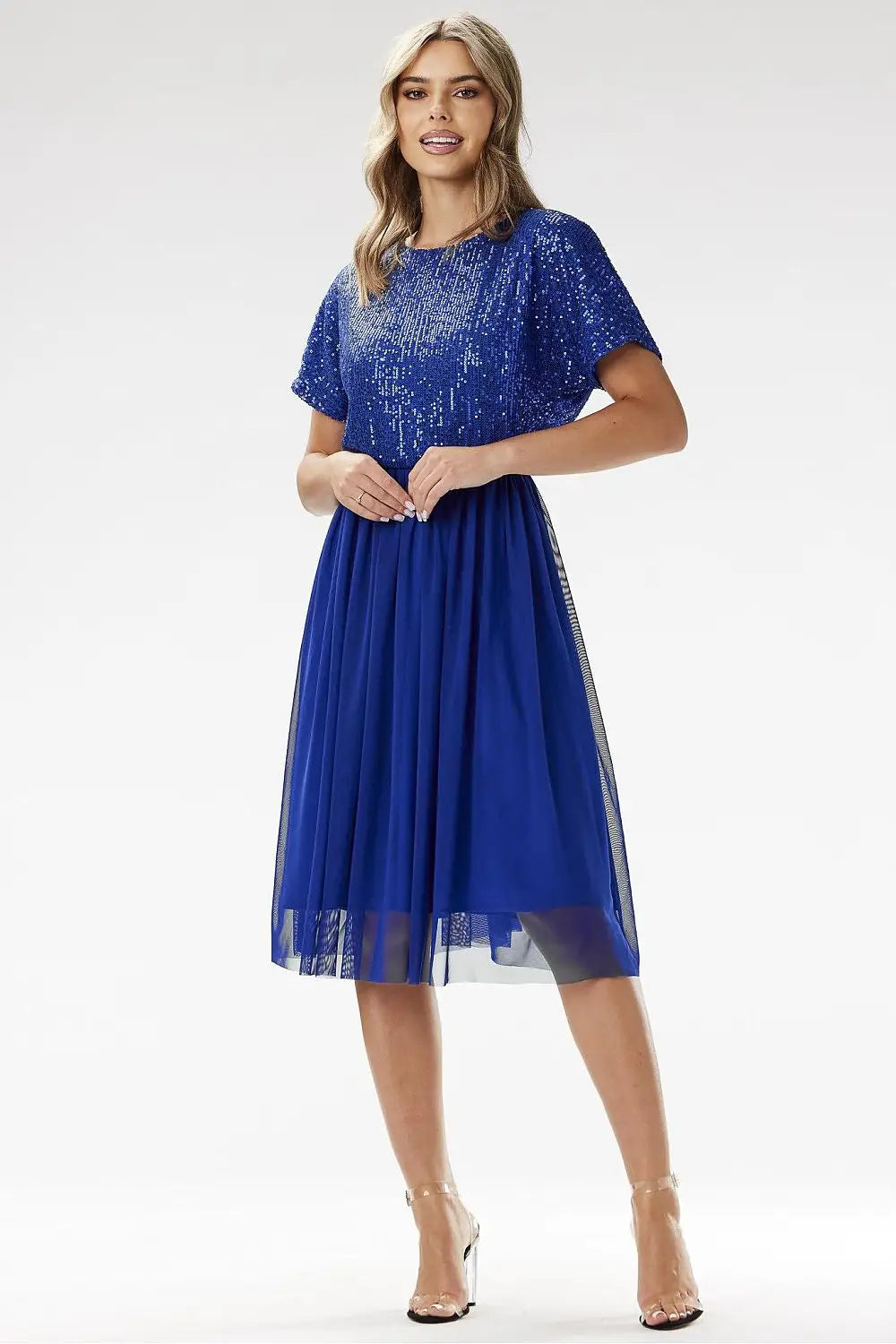 Abito da sera con paillettes e - 204286