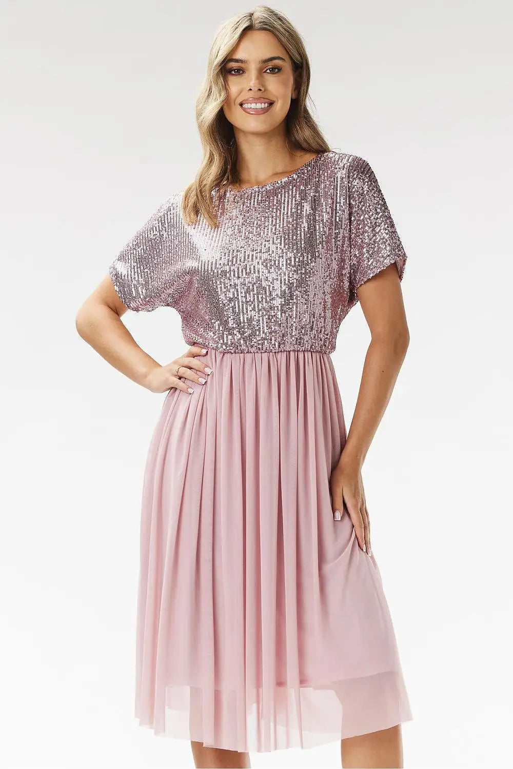 Abito da sera con paillettes e - 204286