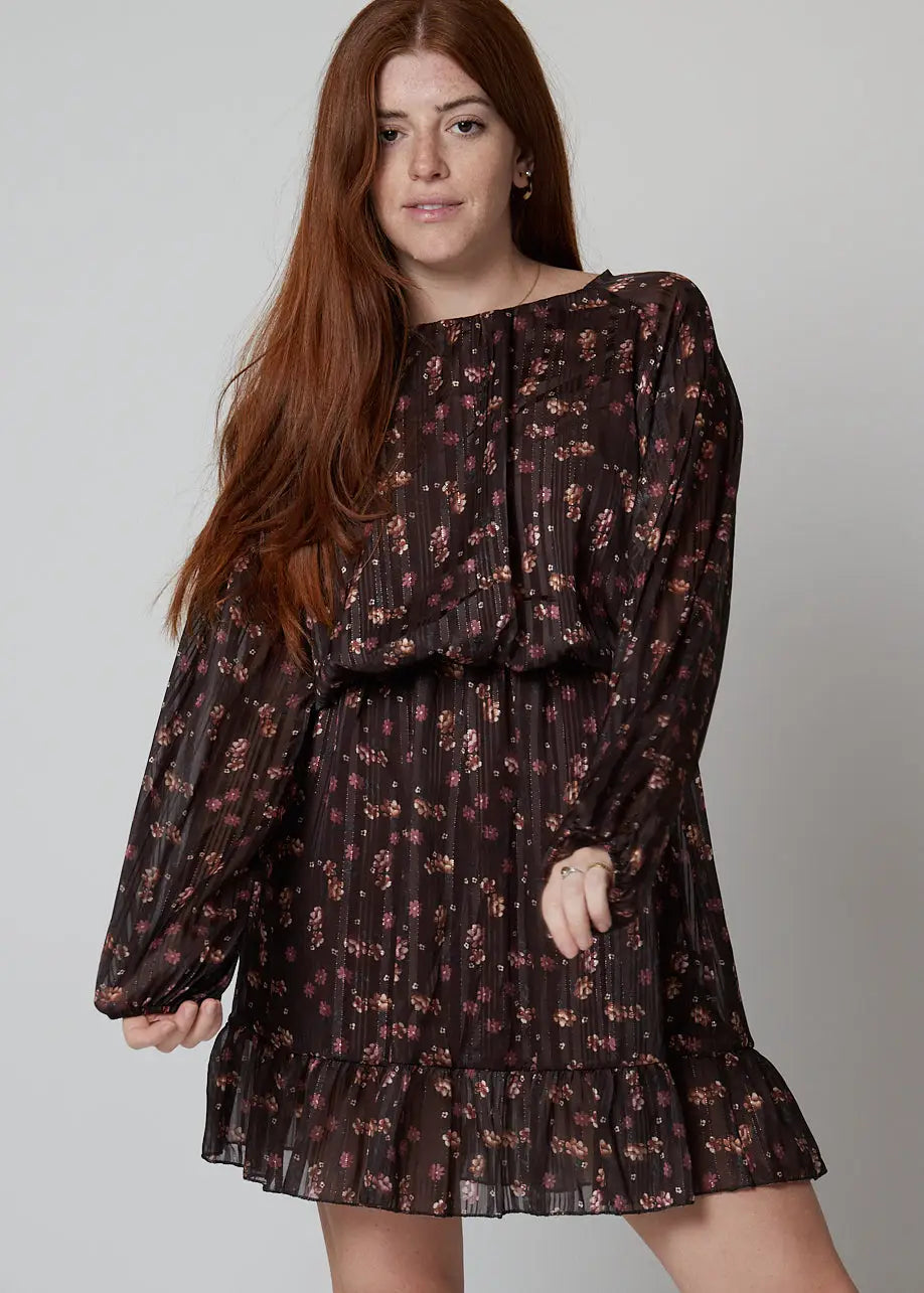 Abito fantasia floreale - 12835