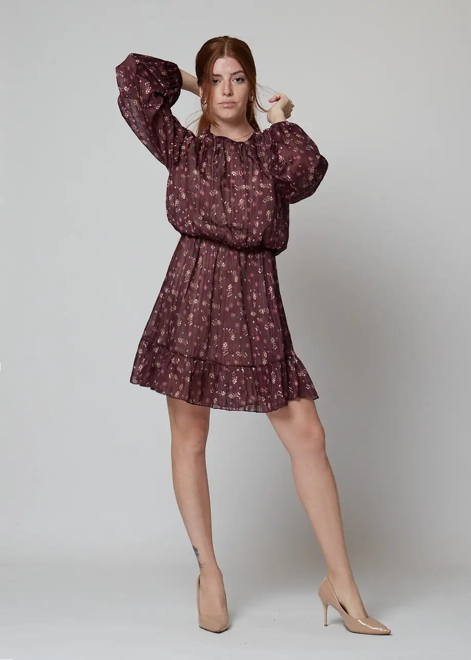 Abito fantasia floreale - 12835