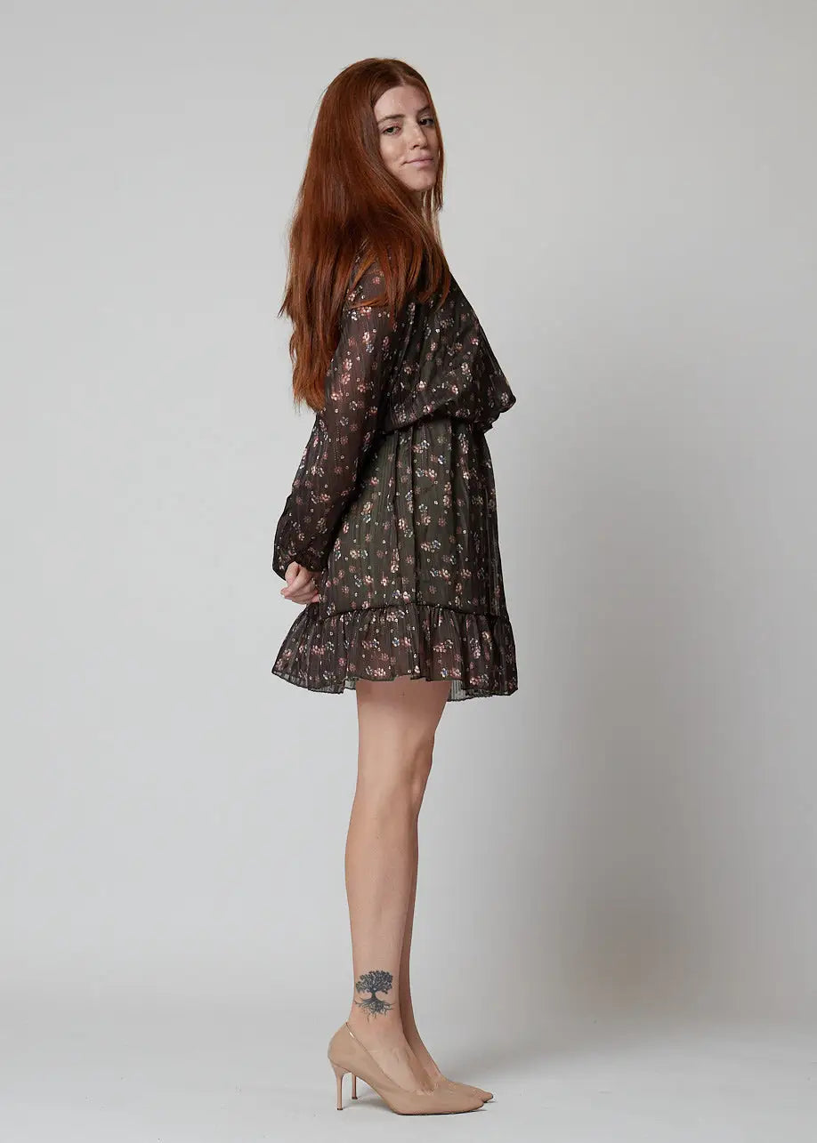 Abito fantasia floreale - 12835