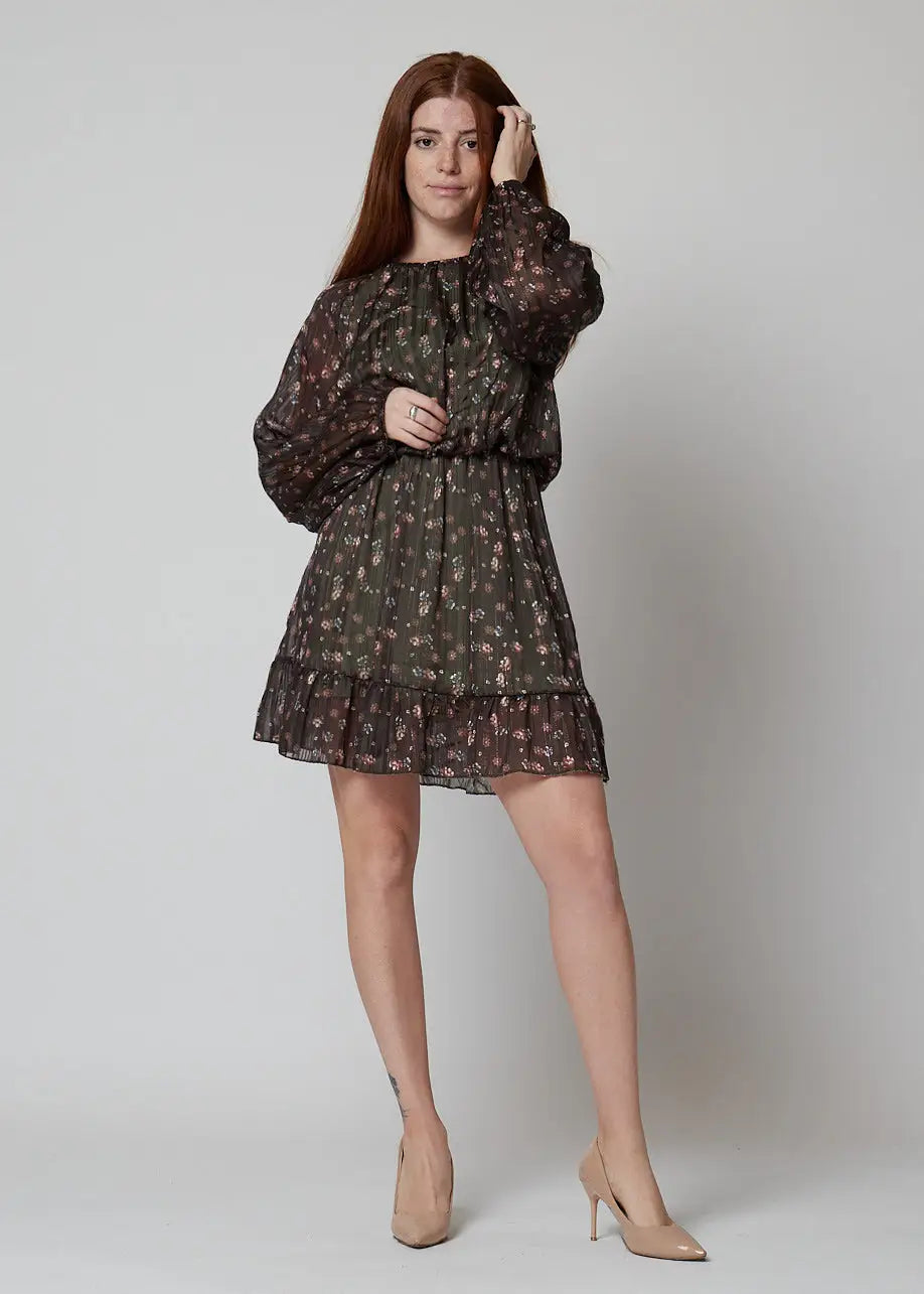 Abito fantasia floreale - 12835