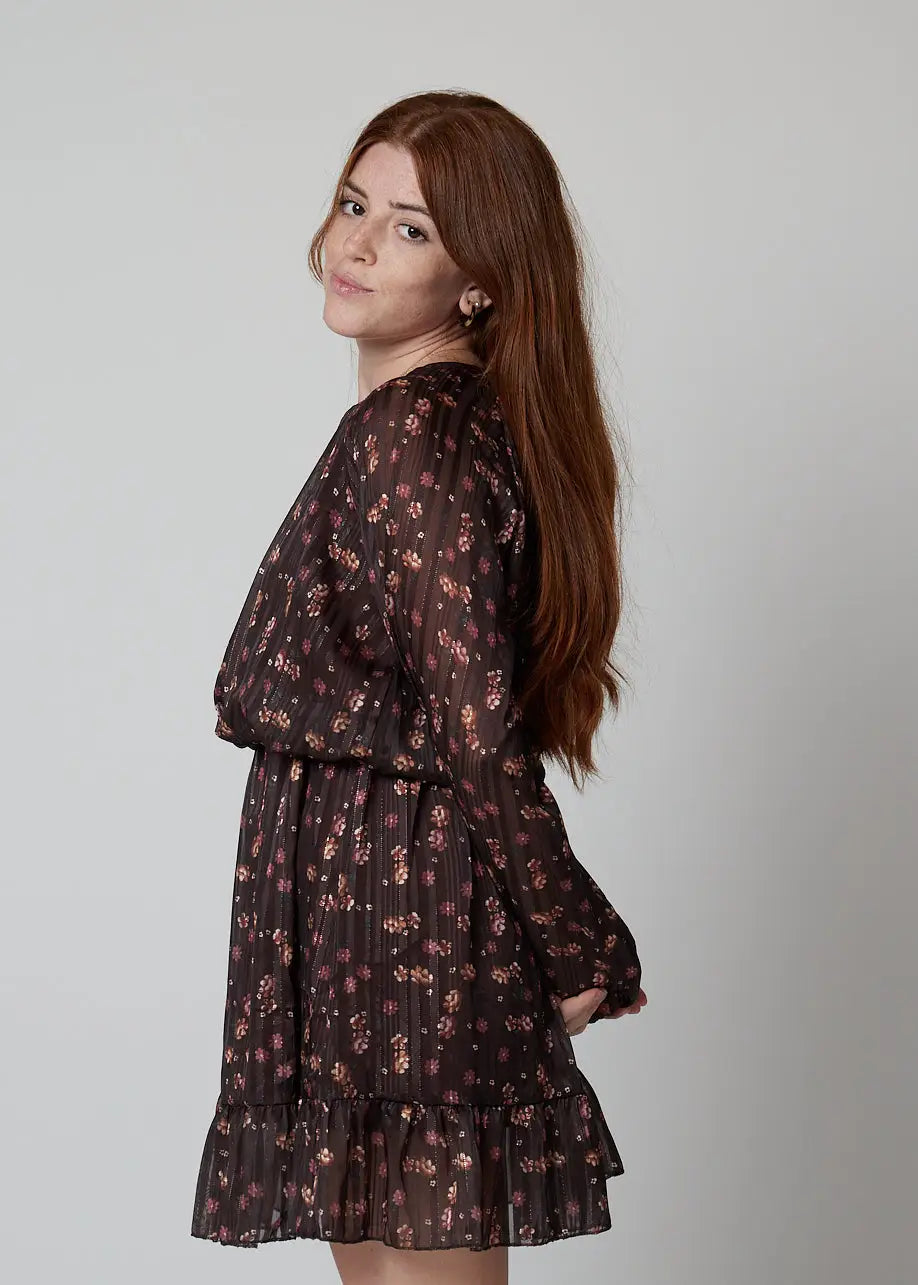 Abito fantasia floreale - 12835