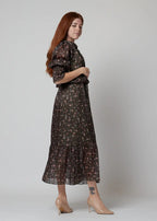 Abito fantasia floreale - 12888