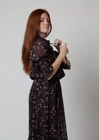 Abito fantasia floreale - 12888